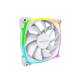 Вентилатор Montech AX120 PWM, Fan 120mm, ARGB, White