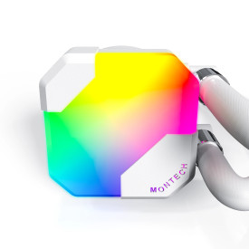 Водно охлаждане Montech Hyper Flow ARGB 360, CPU Liquid Cooler, White