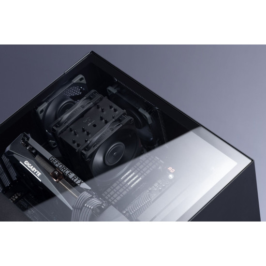 Охладител за процесор Noctua CPU Cooler NH-U12A chromax.black Dual Fans - LGA1700/2066/1200/AMD