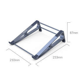 Поставка за лаптоп Orico Laptop Stand - Aluminum, Grey, up to 15.6" - MA13-GY