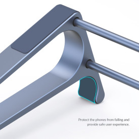 Поставка за лаптоп Orico Laptop Stand - Aluminum, Grey, up to 15.6" - MA13-GY