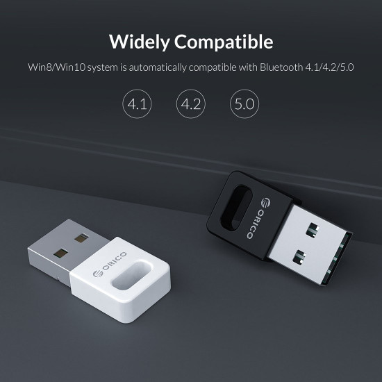 Блутут адаптер Orico Bluetooth 4.0 USB adapter, white - BTA-409-WH