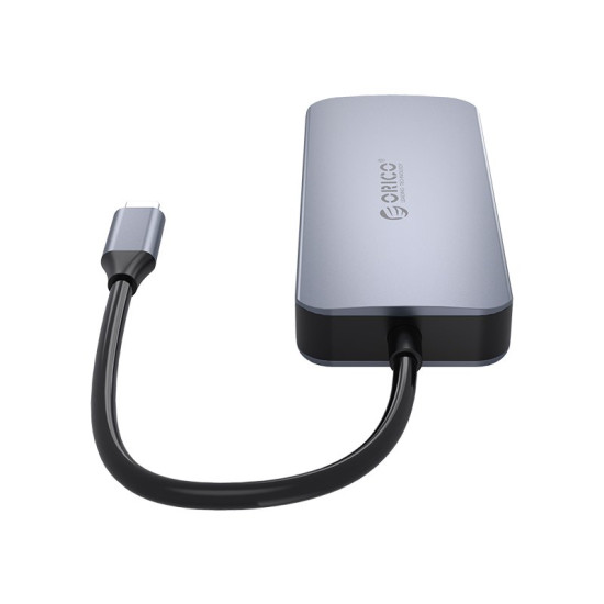 Докинг станция Orico Docking Station Type-C Power Distribution 3.0 100W - LAN, HDMI, Type-C x 1, USB3.0 x 3 - MC-U602P