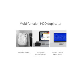 Докинг станция Orico Storage - HDD/SSD Dock/Duplicator - 5x 2.5 and 3.5 inch USB3.0 - 6558US3