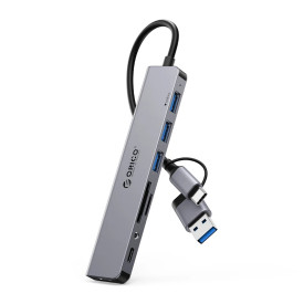USB хъб Orico YSA8-U3, 8-Port USB 3.0, External Power Supply, Black