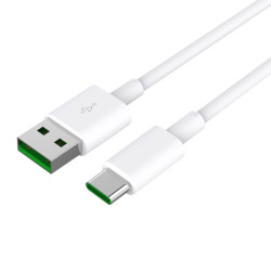 USB кабел Orico USB2.0 Type A to Type-C - 5A Fast Charging, white, 1m - ATC-10