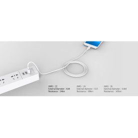 USB кабел Orico USB2.0 Type A to Type-C - 5A Fast Charging, white, 1m - ATC-10