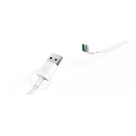 USB кабел Orico USB2.0 Type A to Type-C - 5A Fast Charging, white, 1m - ATC-10