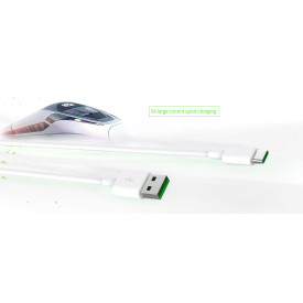 USB кабел Orico USB2.0 Type A to Type-C - 5A Fast Charging, white, 1m - ATC-10