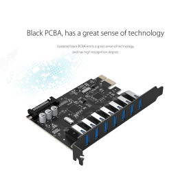 PCIe карта Orico PCI-E card 7 x USB3.0 port 5Gbps - PVU3-7U-V1