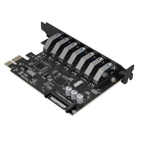 PCIe карта Orico PCI-E card 7 x USB3.0 port 5Gbps - PVU3-7U-V1