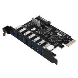 PCIe карта Orico PCI-E card 7 x USB3.0 port 5Gbps - PVU3-7U-V1