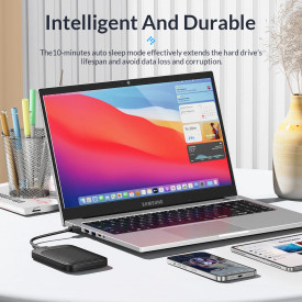 Външна кутия за диск Orico Storage - Case - 2.5 inch USB-C - 2020C3-V1-BK