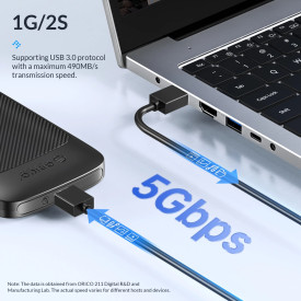 Външна кутия за диск Orico Storage - Case - 2.5 inch USB-C - 2020C3-V1-BK