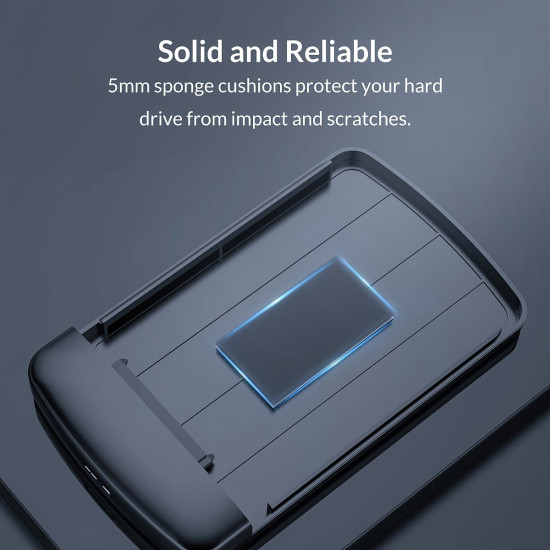 Външна кутия за диск Orico Storage - Case - 2.5 inch USB3.0 - 2020U3-BK