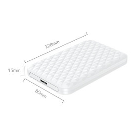 Външна кутия за диск Orico Storage - Case - 2.5 inch USB3.0 - 2520U3-WH