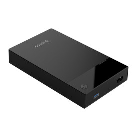 Кутия за диск Orico Storage - Case - 3.5 inch, USB3.0, Built-in Power adapter, UASP, black - 3599U3