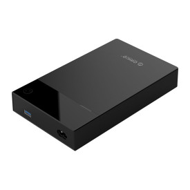 Кутия за диск Orico Storage - Case - 3.5 inch, USB3.0, Built-in Power adapter, UASP, black - 3599U3