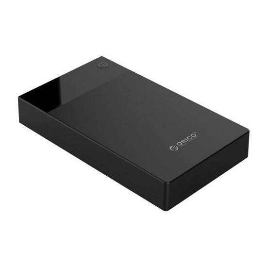 Кутия за диск Orico Storage - Case - 3.5 inch, USB3.0, Built-in Power adapter, UASP, black - 3599U3
