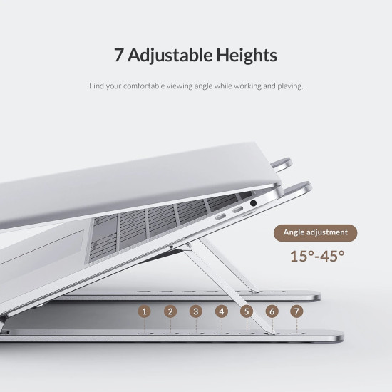 Поставка за лаптоп Orico Laptop Stand - Silver - PFB-A21-SV