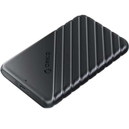 Външна кутия за диск Orico Storage - Case - 2.5 inch TYPE C Black - 25PW1-C3-BK-EP