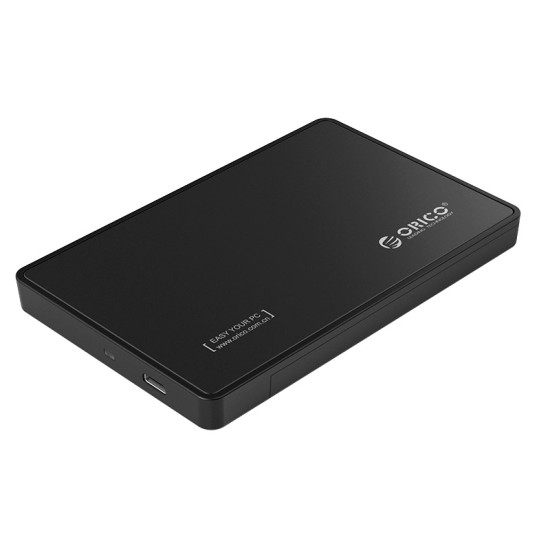 Външна кутия за диск Orico Storage - Case - 2.5 inch TYPE C Gen2, UASP, black - 2588C3-G2-BK