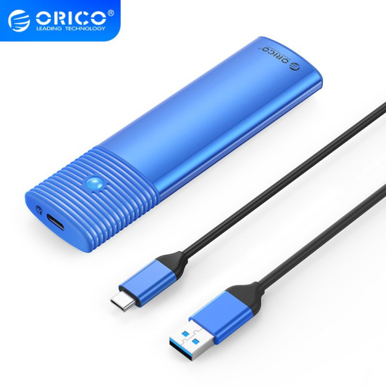 Външна кутия за диск Orico Storage - Case - M.2 NGFF SATA M/B key Blue - PWM2