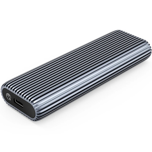 Външна кутия за диск Orico Storage - Case - M.2 NVMe M-key 10 Gbps, Aluminium - AM2C3-G2-GY