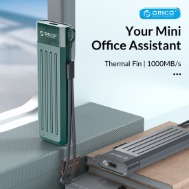 Външна кутия за диск Orico Storage - Case - M.2 NVMe M-key 10 Gbps Space Gray - MM2C3-G2-GY