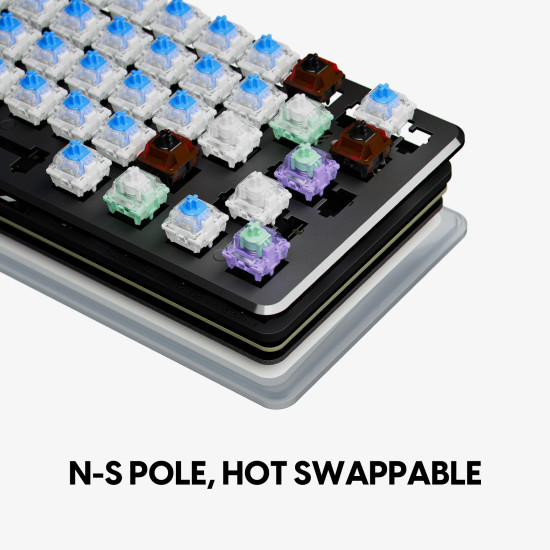 Клавиатура Pulsar Professional Gaming Mechanical Keyboard PCMK 3 HE 60 ANSI Black - 8K, Gateron Magnetic Switches [Linear]