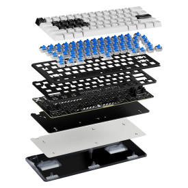 Клавиатура Pulsar Professional Gaming Mechanical Keyboard PCMK 3 HE 60 ANSI Black - 8K, Gateron Magnetic Switches [Linear]