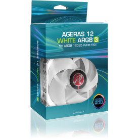 Комплект вентилатори Raijintek Fan Pack 3-in-1 3x120mm - AGERAS 12 WHITE ARGB-3