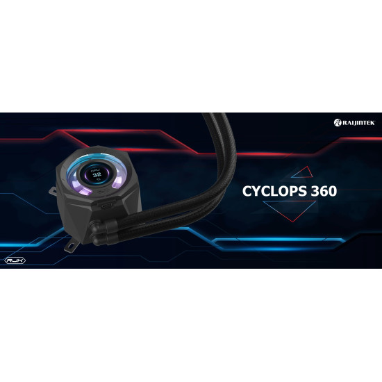 Водно охлаждане Raijintek Water Cooling - CYCLOPS 360 White