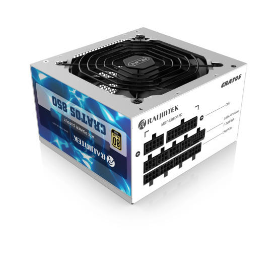 Захранване Raijintek PSU ATX 3.0 850W Gold - CRATOS 850 WHITE
