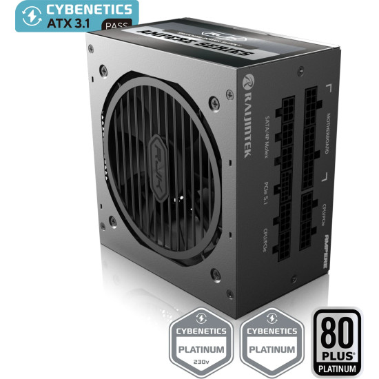 Захранване Raijintek AMPERE 850 - ATX 3.1, 850W, Platinum