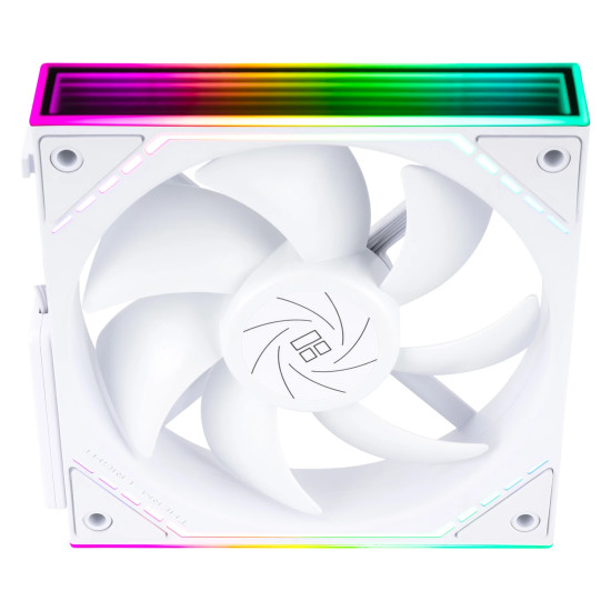 Комплект вентилатори Thermalright TL-M12QW, 120 mm, 2000 RPM, Infinity Mirror, Daisy-Chain, A-RGB, 3 броя, White
