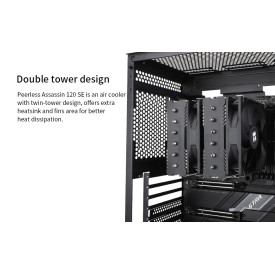 Охладител за процесор Thermalright CPU Cooler Peerless Assassin 120 SE - Dual-Tower - LGA1851/LGA1700/AM5