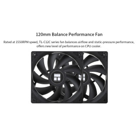 Охладител за процесор Thermalright CPU Cooler Peerless Assassin 120 SE - Dual-Tower - LGA1851/LGA1700/AM5