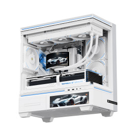 Водно охлаждане Thermalright Water Cooling Rainbow Vision 360 Turbo ARGB White - 6.67 inch Curve OLED Display
