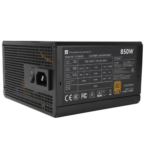 Захранване Thermalright PSU ATX 3.0 850W Bronze - TR-TB850S