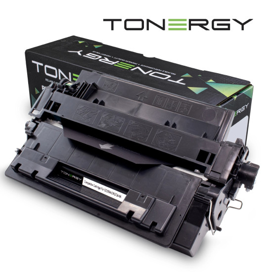 Tonergy съвместима Тонер Касета Compatible Toner Cartridge HP 55A CE255A CANON CRG-724 Black, Standard Capacity 6k