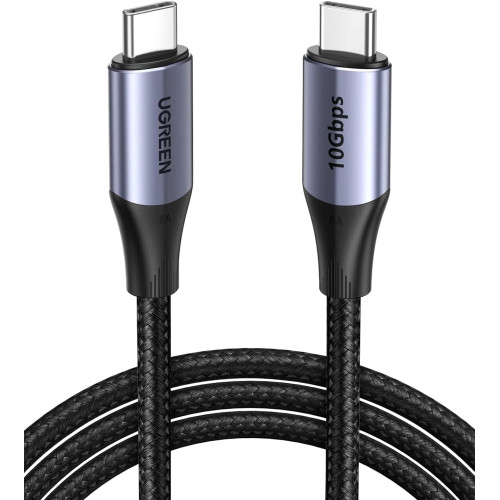Ugreen кабел USB3.1 Type-C Gen2 M/M US355, 10Gbps, 100W, 5A, 1m - 80150
