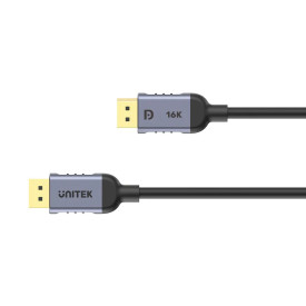 Display Port кабел Unitek Display Port 2.1 DP M / M, 8K@120Hz, черен, C1626GY-2M