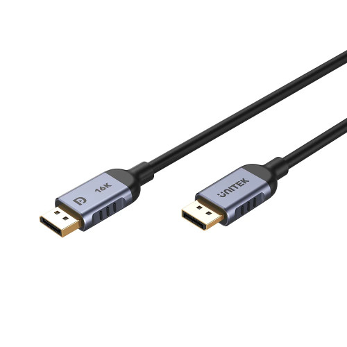 Display Port кабел Unitek Display Port 2.1 DP M / M, 8K@120Hz, черен, C1626GY-2M