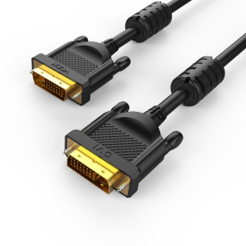 DVI кабел VCom DVI 24+1 Dual Link M / M +2 Ferrites - CG442GD-5m