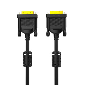 DVI кабел VCom DVI 24+1 Dual Link M / M +2 Ferrites - CG442GD-5m