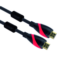 HDMI кабел VCom HDMI M / M Ultra HD 4k2k Gold +2 Ferrite v1.4 ethernet 3D - CG525D-20m