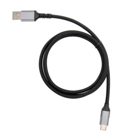USB кабел VCom USB 3.1 Micro type C / USB 2.0 AM Black - CU405M-1.8m