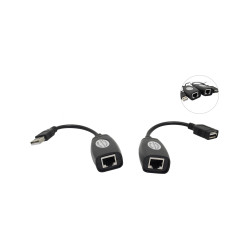 USB кабел VCom USB Extension over LAN - USB AM / AF - CU824