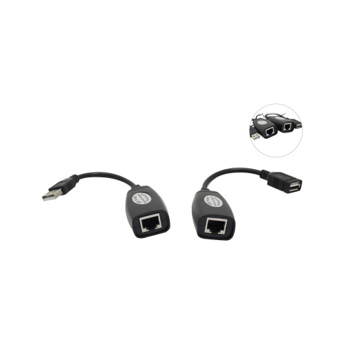 USB кабел VCom USB Extension over LAN - USB AM / AF - CU824